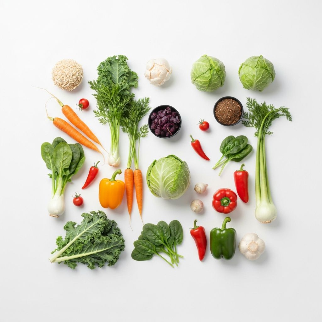 Vegetables and leafy greens